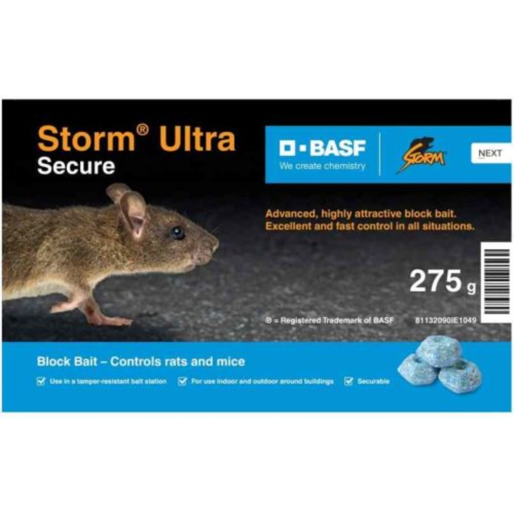 Storm Ultra Secure Mouse and Rat Bait 275g
