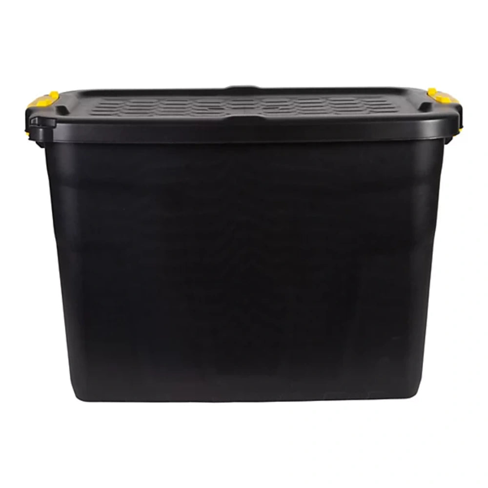Strata Heavy Duty Storage Box Trunk - 60 Litre | XW442-BLK/YEL-EX
