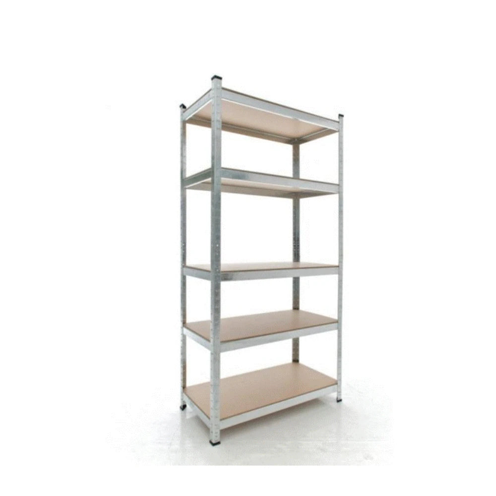 Blackspur Galvanised Steel 5 Tier Boltless Shelving Unit 178cm x 90cm x 30cm | SU130