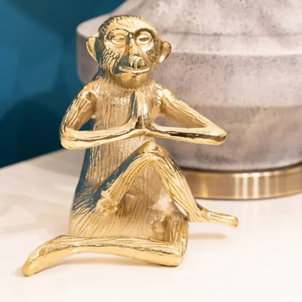 Tara Lane Safari Sitting Monkey - Gold | TL5703