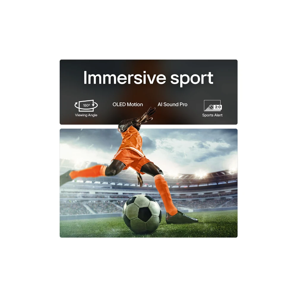 LG 55 Inch OLED Evo AI C5 4K Smart TV | OLED55C54LA.AEK