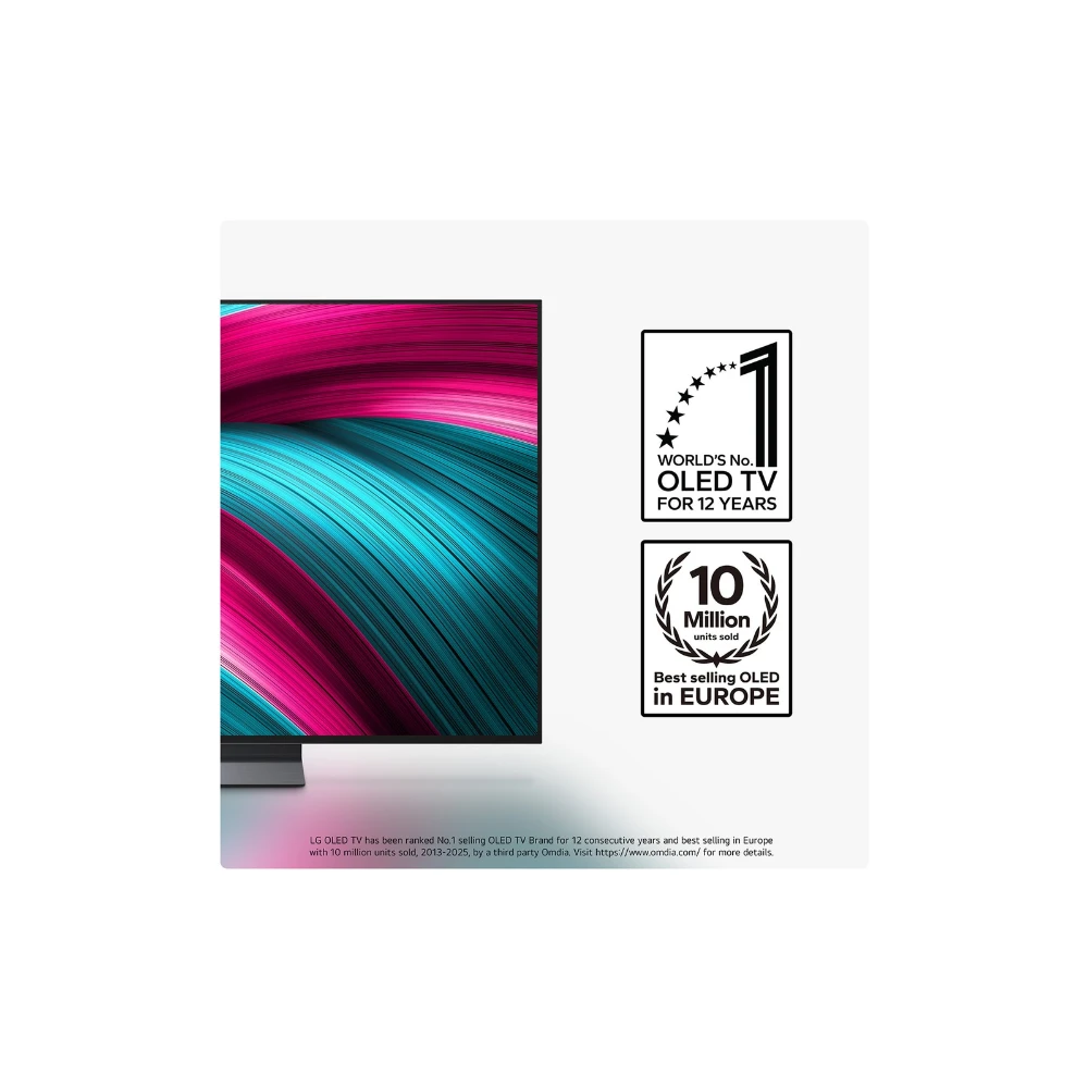 LG 55 Inch OLED Evo AI C5 4K Smart TV | OLED55C54LA.AEK