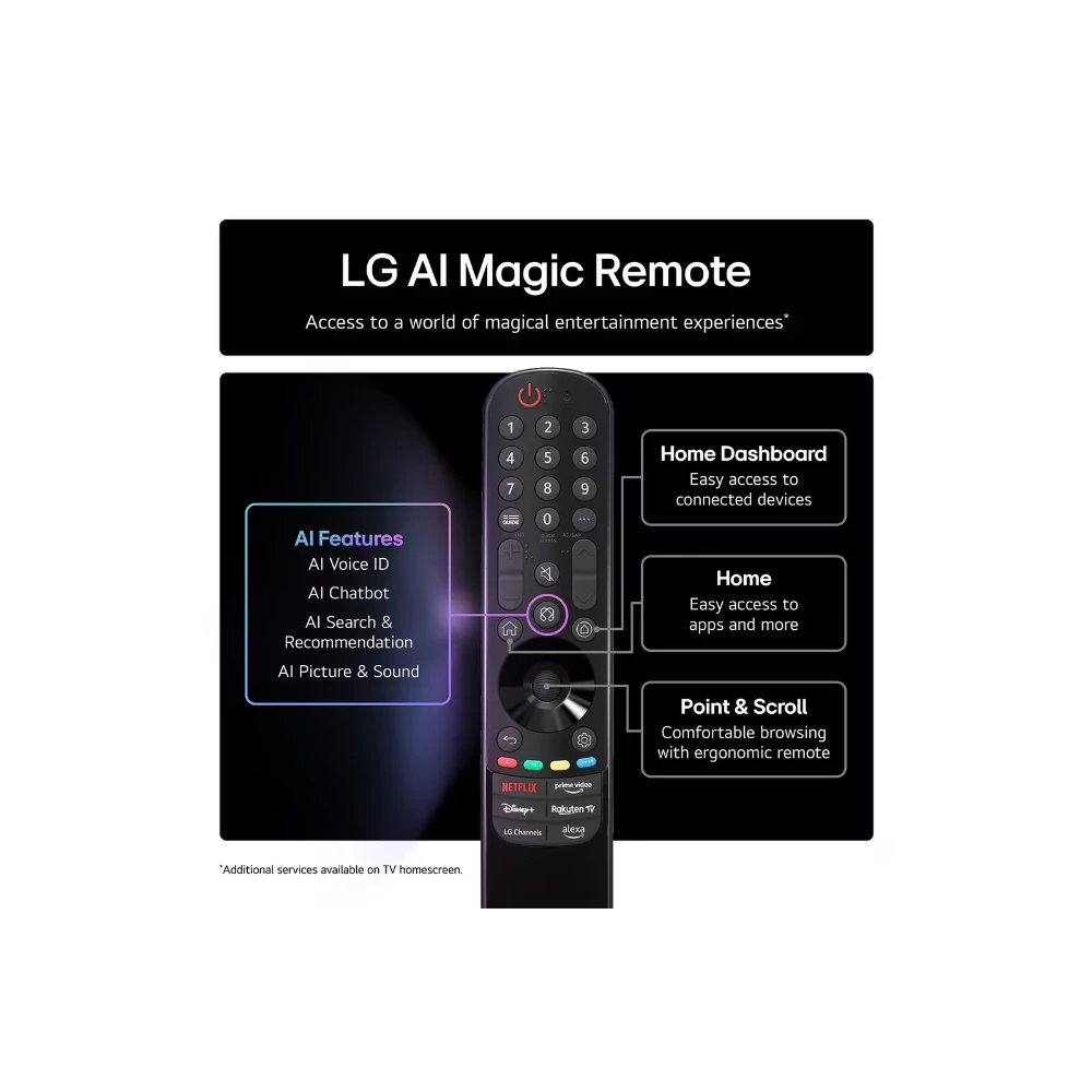 LG 55 Inch OLED AI B5 4K Smart TV (2025) | OLED55B56LA.AEK