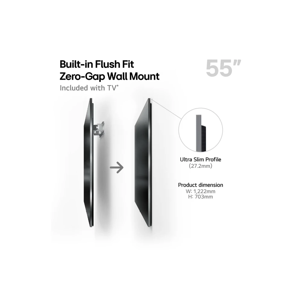 LG 55 Inch G5 OLED 4K Smart TV | OLED55G54LW.AEK