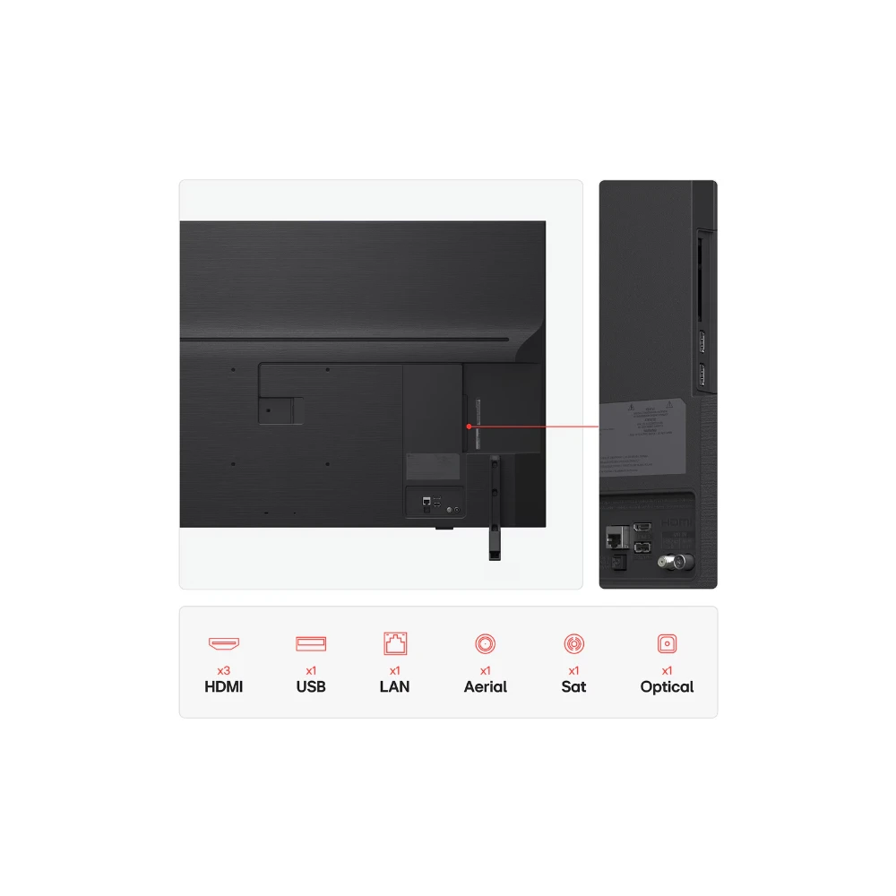 LG 50 Inch QNED AI 4K Ultra HD Smart TV (2025) | 50QNED82A6B.AEK