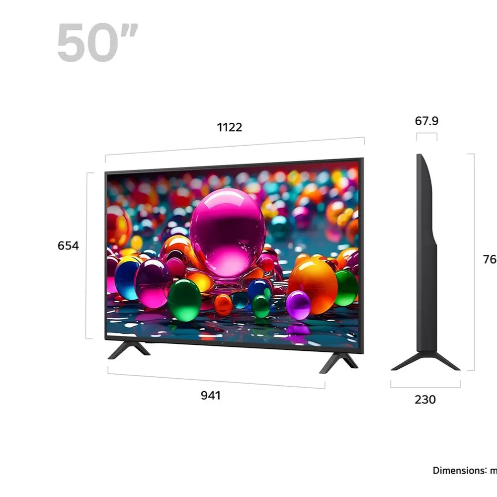 LG 50 Inch 4K UHD Smart TV | 50UA75006LA.AEK