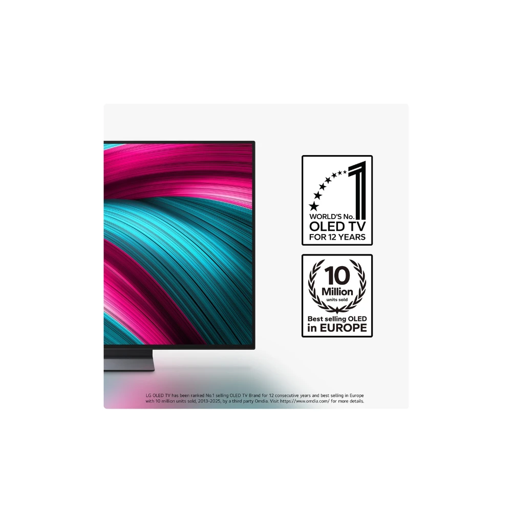 LG 48 Inch OLED Evo AI C54 4K Smart TV | OLED48C54LA.AEK