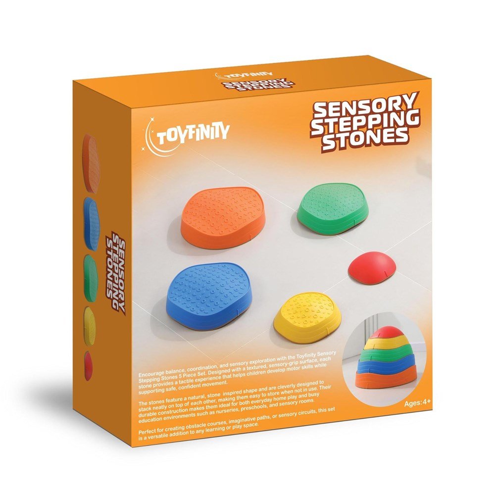 Toyfinity Sensory Stepping Stones 5 Piece Set | TFS000101