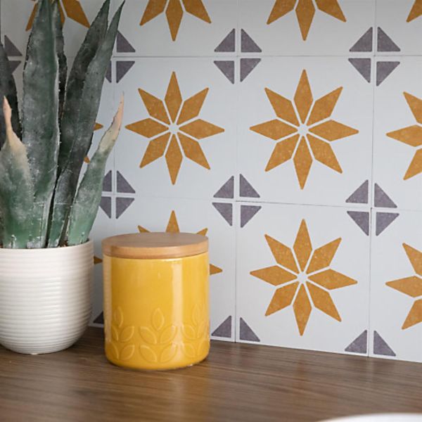 DC Fix Self Adhesive Wall Tile 15cm x 15cm - Alia Gold | F2703109