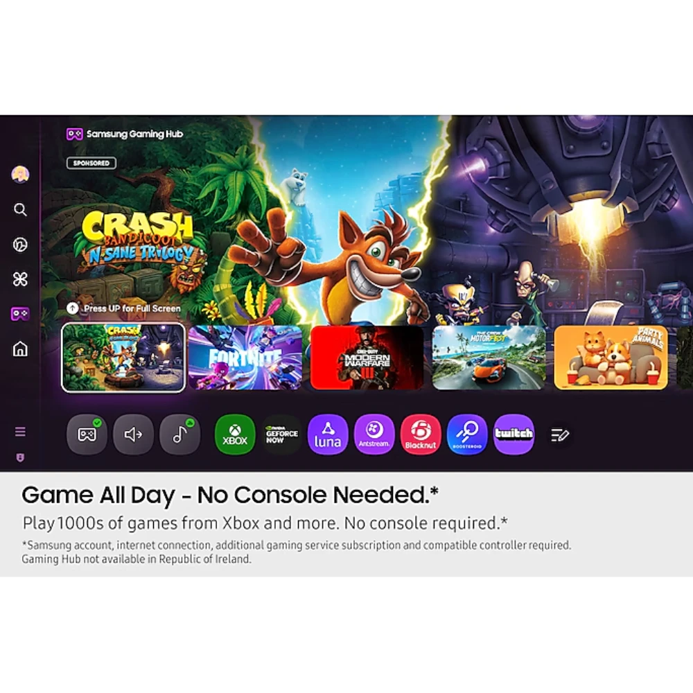 Samsung U8000F 65 Inch 4K Smart TV - Black | UE65U8000FKXXU