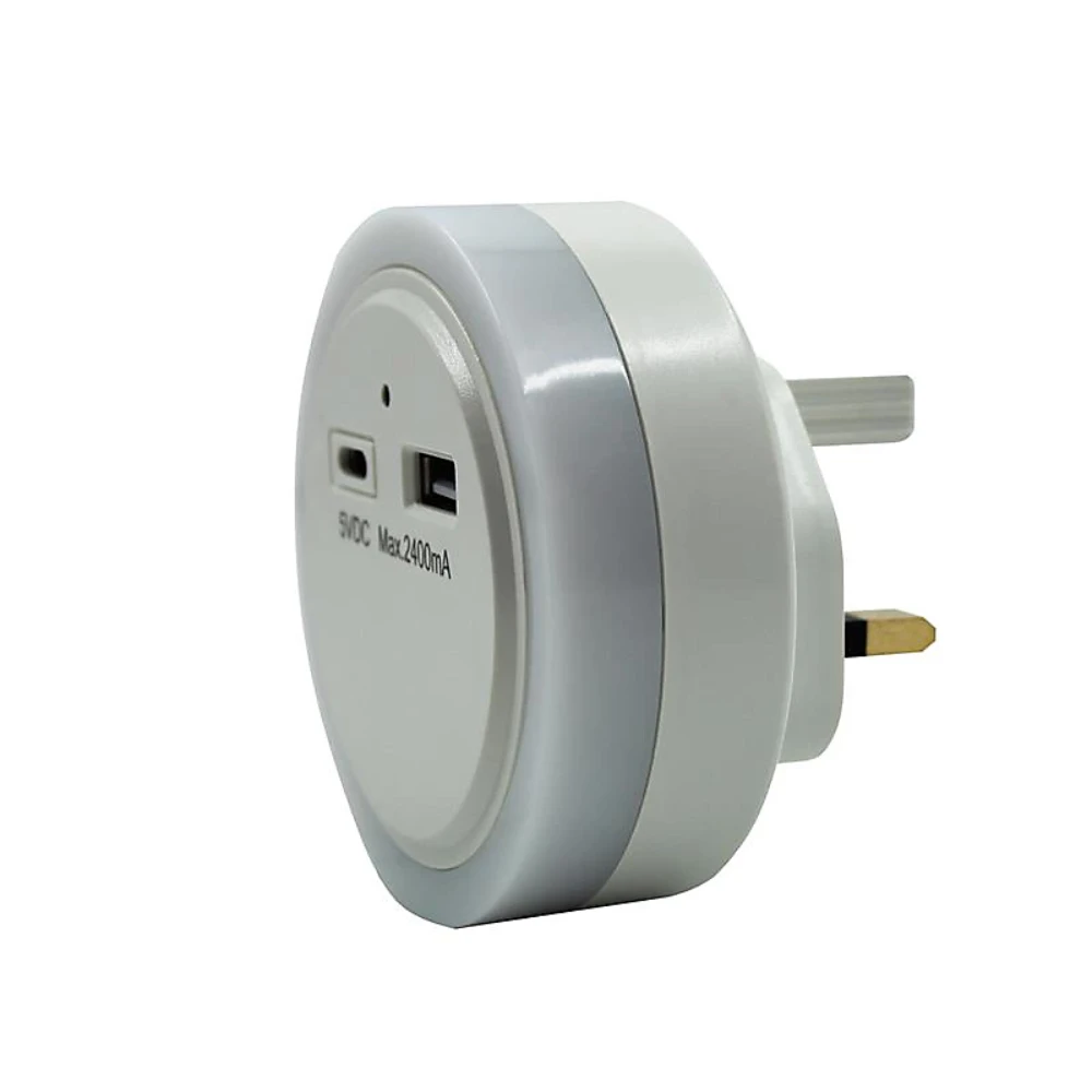 Unicom Night Light and USB Charger USB A and USB C | UNC68464