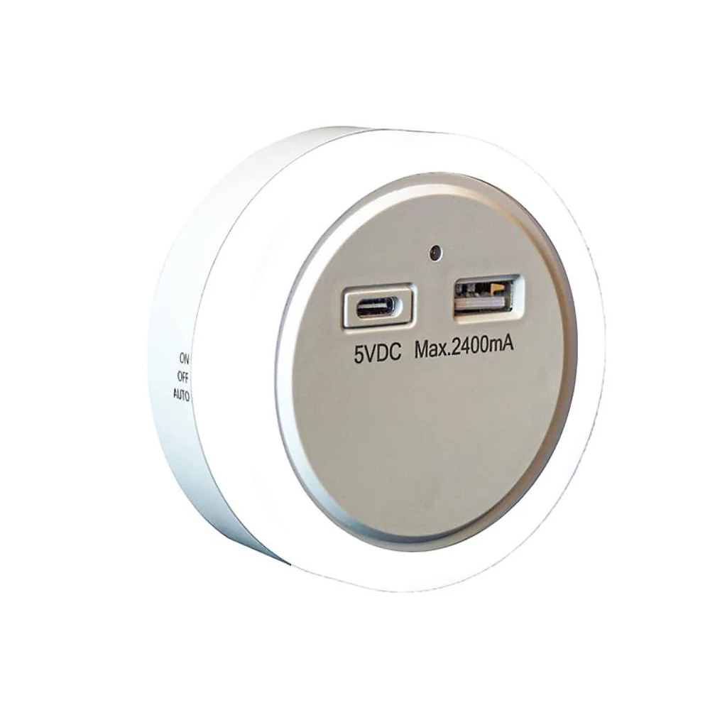 Unicom Night Light and USB Charger USB A and USB C | UNC68464