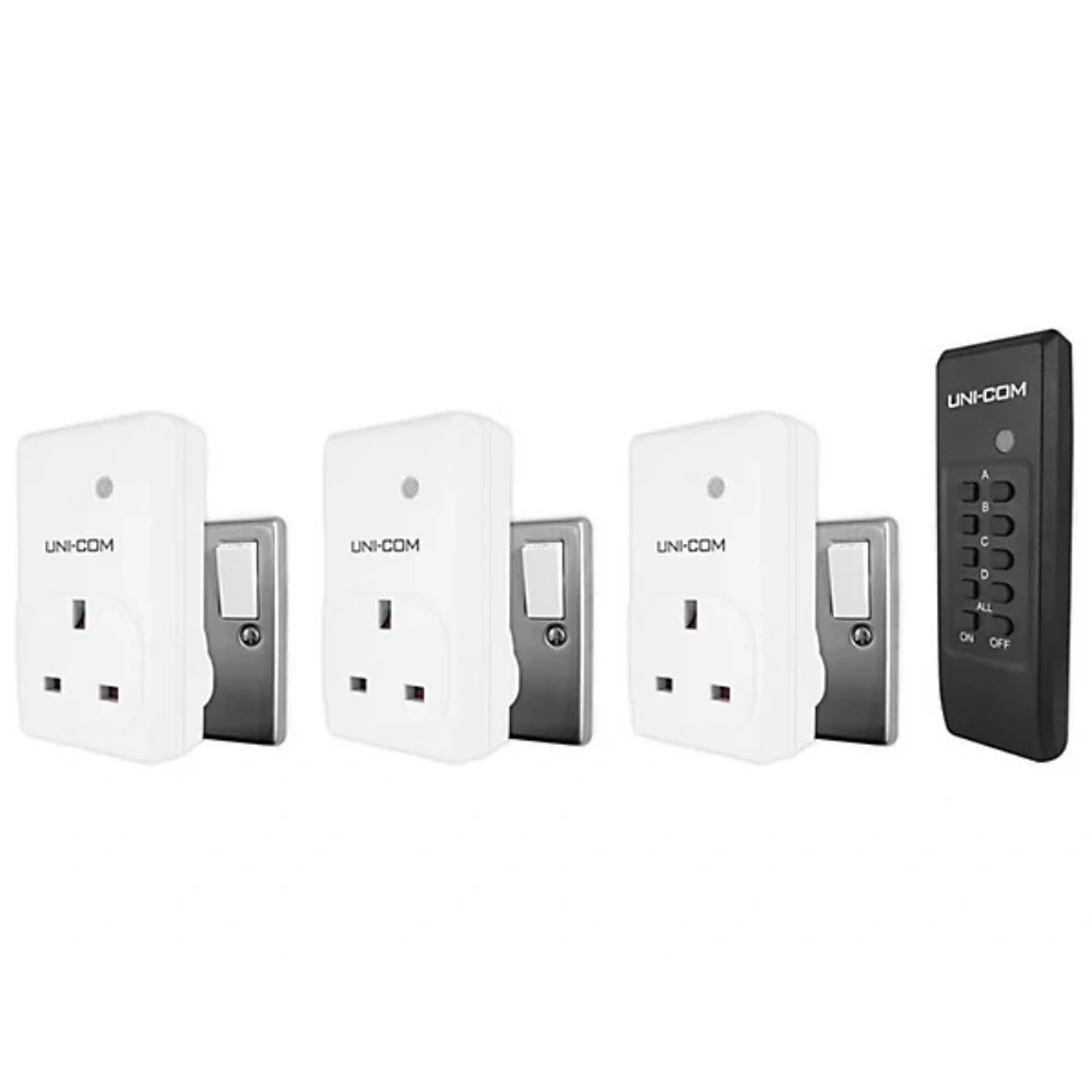 Unicom Remote Control Socket Set | XMS25SOCKETS