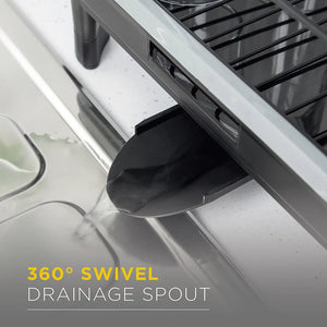 Blackmoor 2 Tier Dish Drainer - Black | 69189