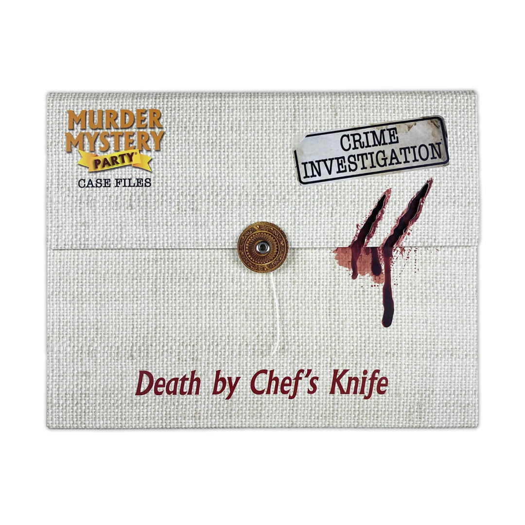 Murder Mystery Case Files Game - Death by Chef's Knife Game | 08480