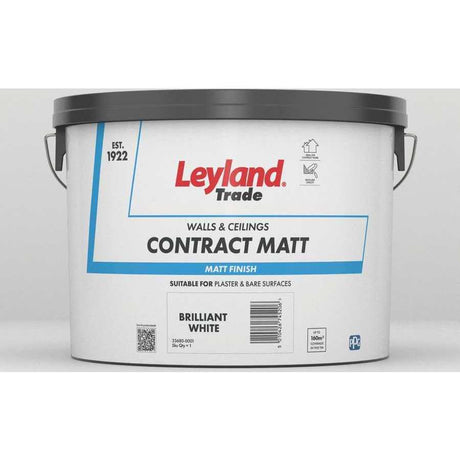 Leyland Contract Matt 10 Litre - White | 00264565