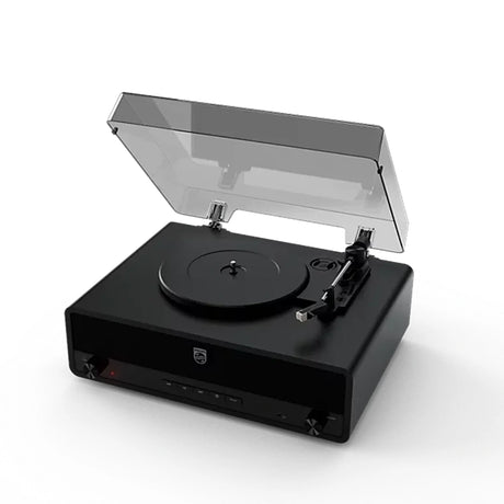 Philips The Stevie Century Bluetooth Turntable Record Player - Black | TAV3000B/10