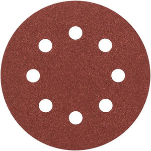 Bosch 125mm Orbital Sanding Discs 80 Grit 5 Pack | 2608605642