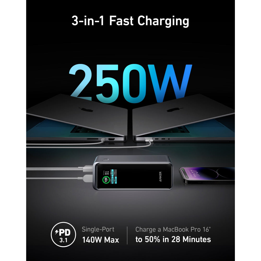 Anker Prime  Power Bank 27650mAh 250W | A1340011
