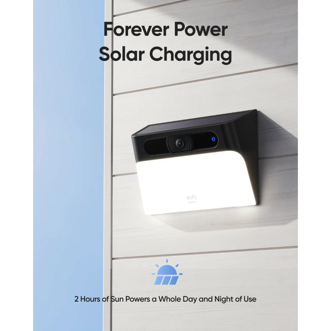 Eufy Solar Wall Light Cam S120 All in One Wall Light and Camera | T81A0311