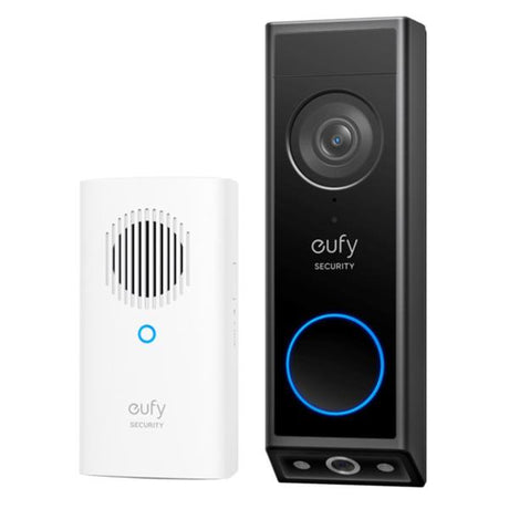 Eufy E340 Video Doorbell 2K Dual Camera Colour Night Vision + Chime  - Black | E8214311
