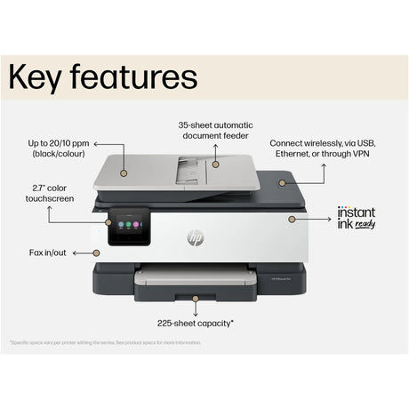 HP OfficeJet Pro 8132e A4 Colour Multifunction Inkjet Printer | 40Q45B#687