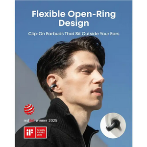 Soundcore AeroClip Ear Buds - Black | A3388G11