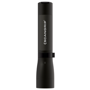 Black torchlight with Scangrip branding on a white background