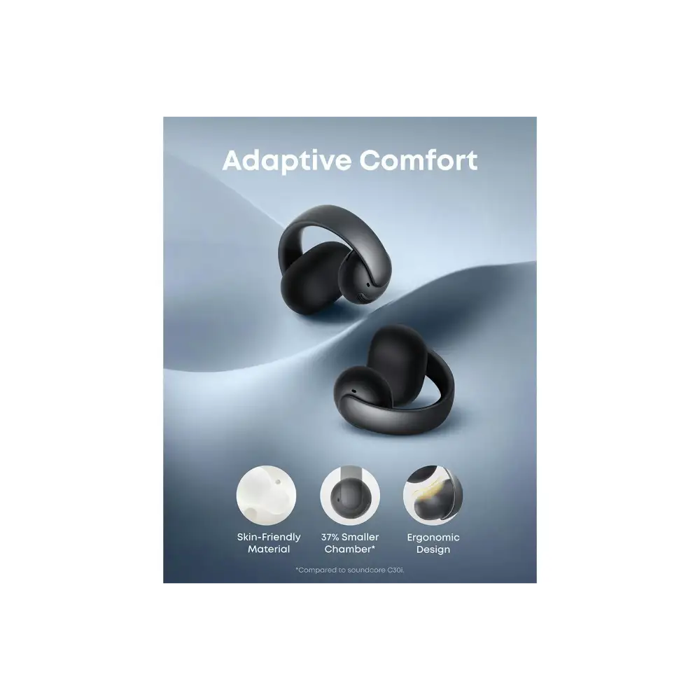 Soundcore AeroClip Ear Buds - Black | A3388G11