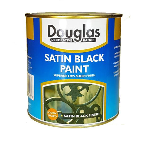 Douglas Satin Black Paint 250ml | DPF0025