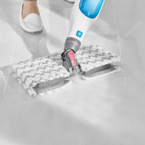 Shark Klik and Flip Manual Steam Pocket Mop - White & Blue | S6001UK
