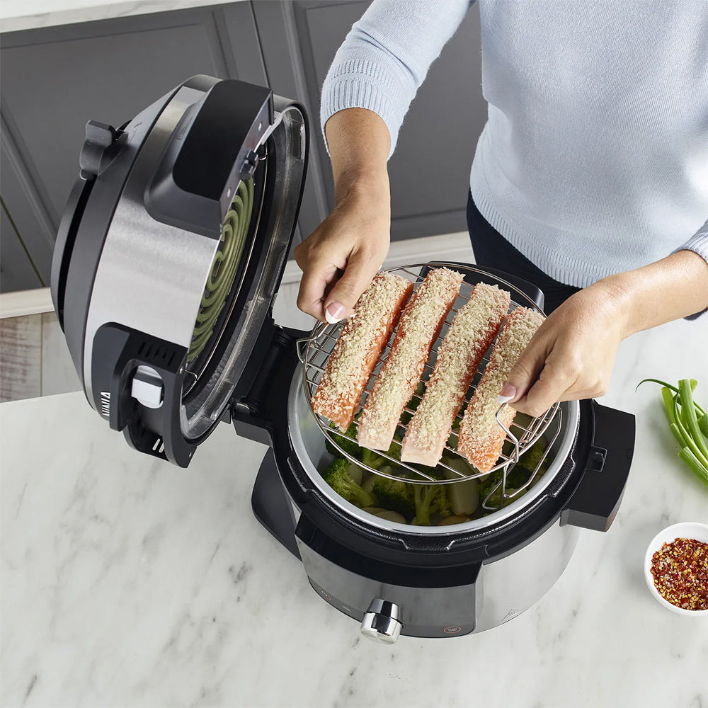Ninja Foodi MAX 15-in-1 SmartLid Multi-Cooker with Smart Cook System 7.5 Litre | OL750UK