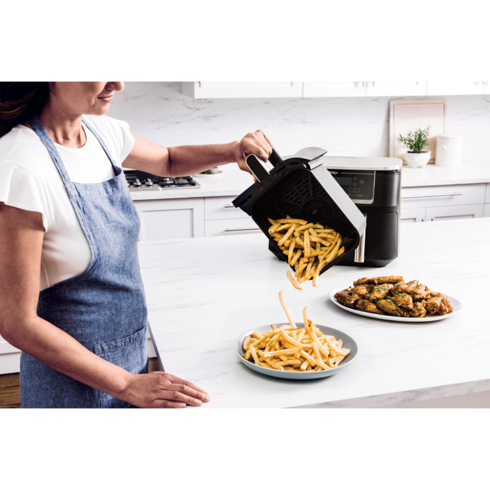 Ninja Foodi Max Dual Zone Air Fryer 9.5 Litre with Smart Cook Probe System | AF451UK