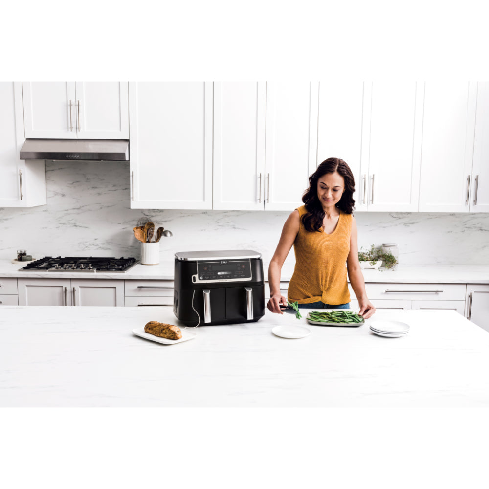 Ninja Foodi Max Dual Zone Air Fryer 9.5 Litre with Smart Cook Probe System | AF451UK