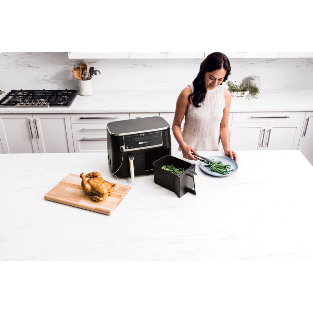 Ninja Foodi Max Dual Zone Air Fryer 9.5 Litre with Smart Cook Probe System | AF451UK