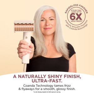 Shark SpeedStyle RapidGloss Finisher & High-Velocity Hair Dryer for Curly & Coily Hair | HD332UK