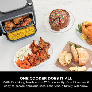 NINJA Combi 12 in 1 Multi-Cooker and Oven - Grey | SFP700UK