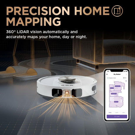 Shark PowerDetect NeverTouch Pro 2 in 1 Self-Empty Self Refill & Self Clean Robot Vacuum & Mop - White | RV2800ZEUKWH