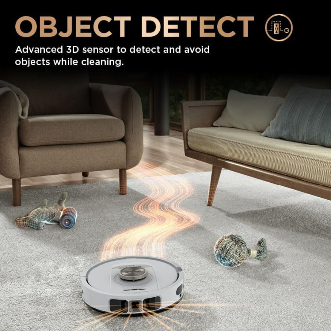 Shark PowerDetect NeverTouch Pro 2 in 1 Self-Empty Self Refill & Self Clean Robot Vacuum & Mop - White | RV2800ZEUKWH