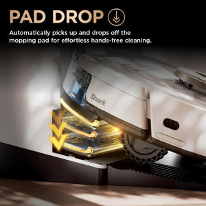 Shark PowerDetect NeverTouch Pro 2 in 1 Self-Empty Self Refill & Self Clean Robot Vacuum & Mop - White | RV2800ZEUKWH