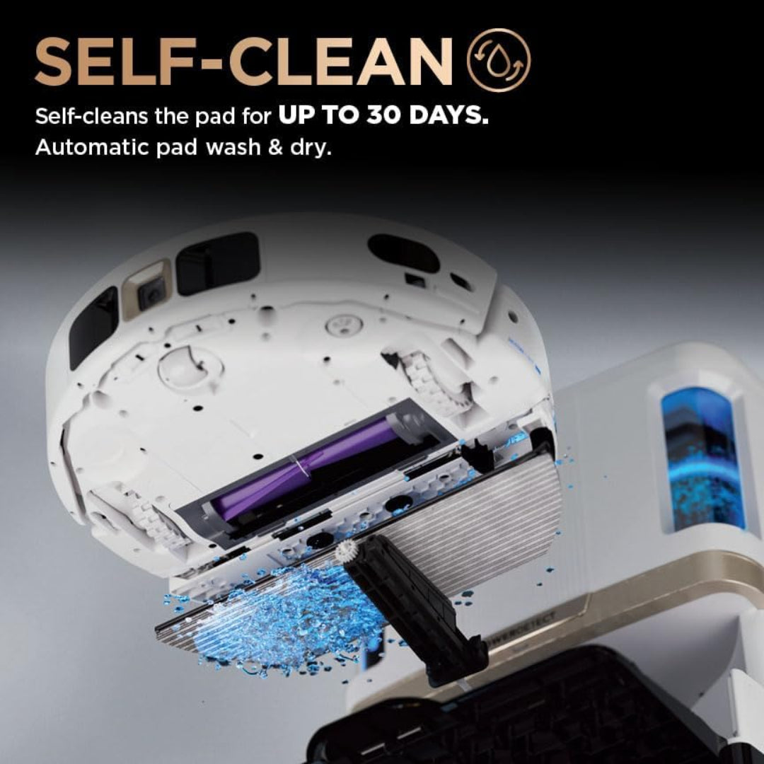 Shark PowerDetect NeverTouch Pro 2 in 1 Self-Empty Self Refill & Self Clean Robot Vacuum & Mop - White | RV2800ZEUKWH