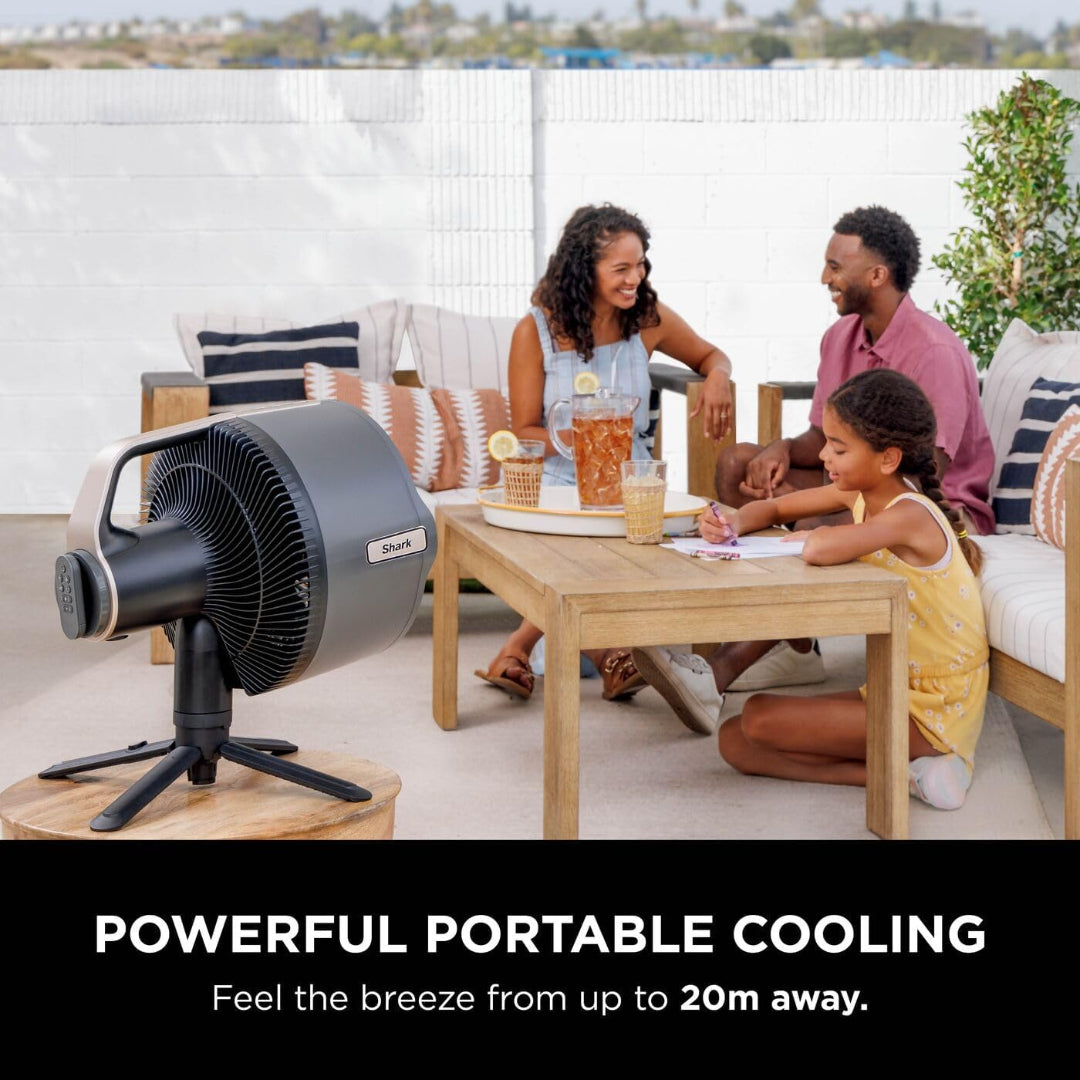 Shark FlexBreeze Pro Mist Indoor & Outdoor Fan & Outdoor Misting System | FA300UK