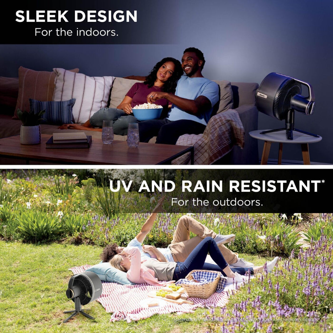 Shark FlexBreeze Pro Mist Indoor & Outdoor Fan & Outdoor Misting System | FA300UK