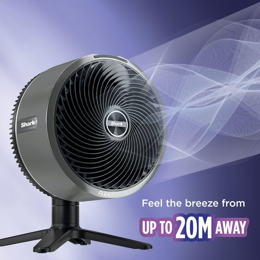 Shark FlexBreeze TableMate Indoor to Outdoor High-Velocity Tabletop Portable Cooling Fan | FA150UK