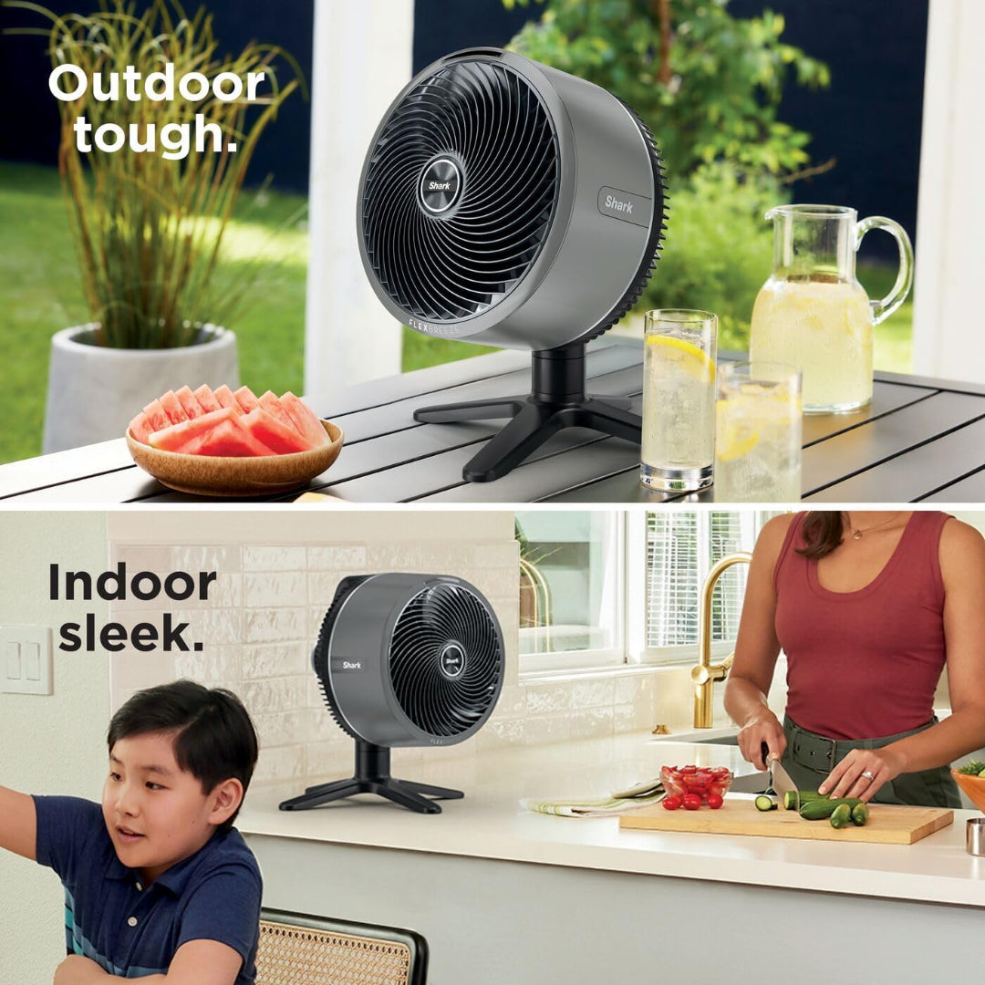 Shark FlexBreeze TableMate Indoor to Outdoor High-Velocity Tabletop Portable Cooling Fan | FA150UK