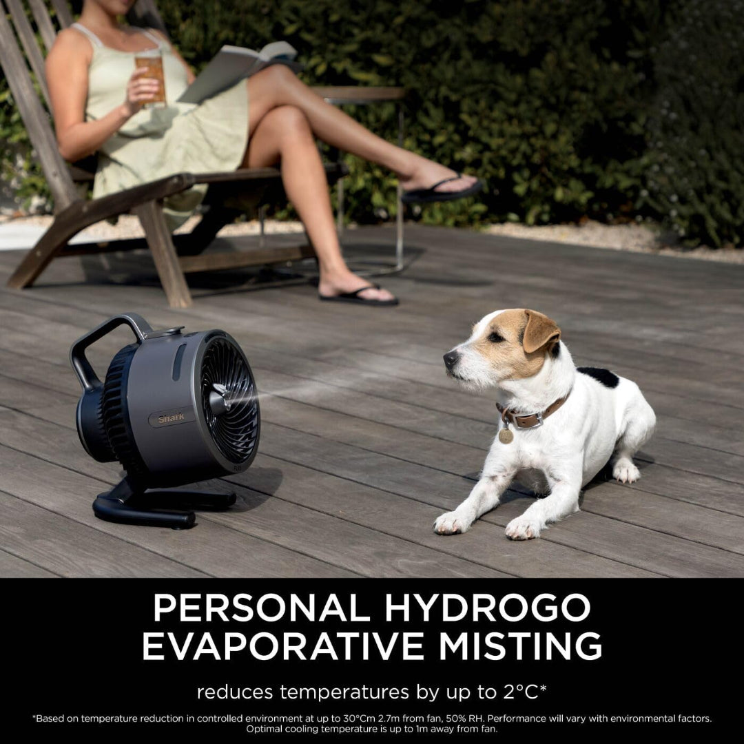 Shark FlexBreeze HydroGo Misting Portable Cooling Fan | FA050UK