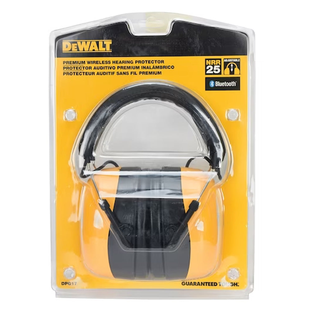 Dewalt DPG17 Bluetooth Hearing Protector Ear Muffs | DEWDPG17