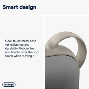 Delonghi Capsule Fit 2.4Kw Fan Heater - Grey | HFS70B24.GY