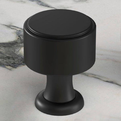 MVI Cambridge Kitchen Cabinet Door Knob - Black | 0703020