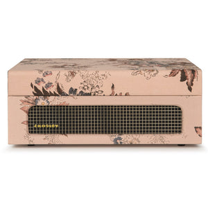 Voyager Vinyl Turntable Record Player With Bluetooth - Floral | CR8017B-FL4